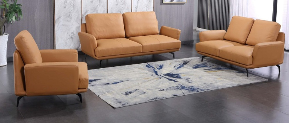 Living room Upholstered furniture Leather sofa sofa set 3+2+1 seater modern sofa couch