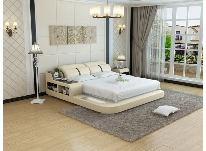 Waterbed Hotel Double bed Beds Complete Leather bed Water + USB Upholstered bed