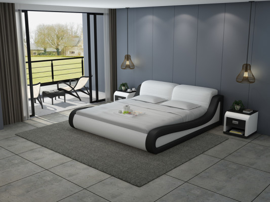 Waterbed Hotel Double bed Beds + USB Complete Leather bed Water Upholstered bed