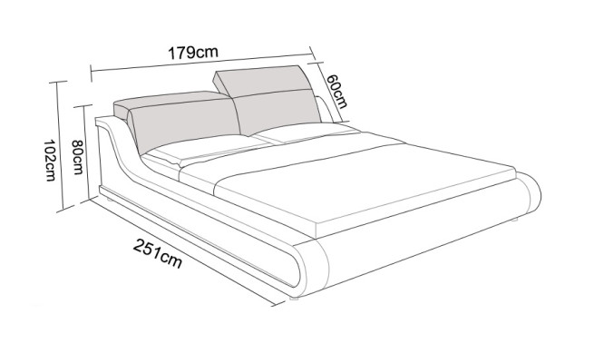 Waterbed Hotel Double bed Beds with USB Complete Leather bed Upholstered bed Water