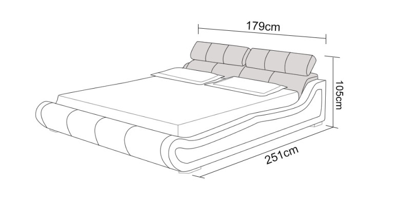 Waterbed Hotel Double bed Beds with USB Complete Leather bed Upholstered bed Water