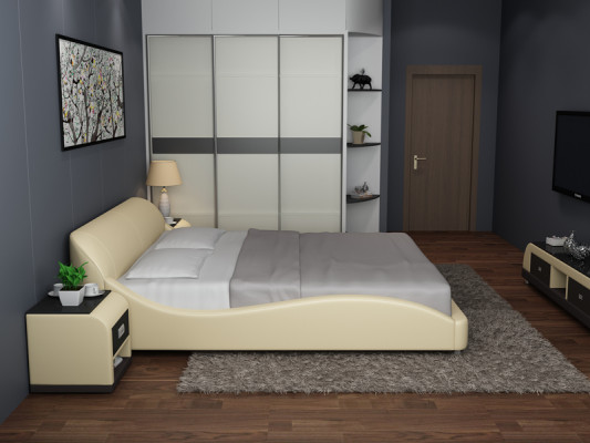 Modern elegance for your bedroom The impressive new double bed