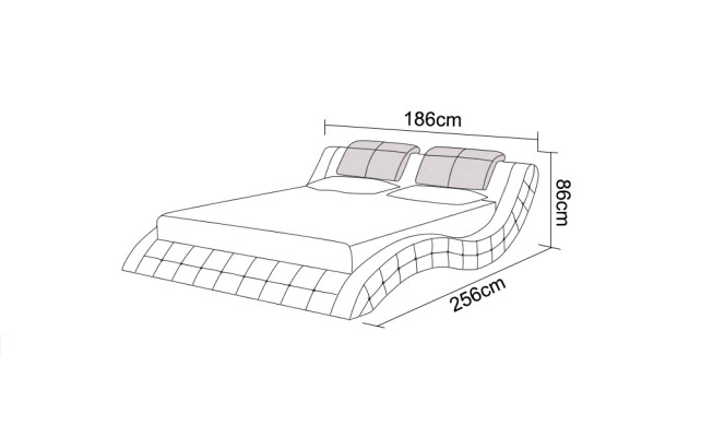 Waterbed Hotel Double bed Beds USB Complete Leather bed Upholstered bed Water new
