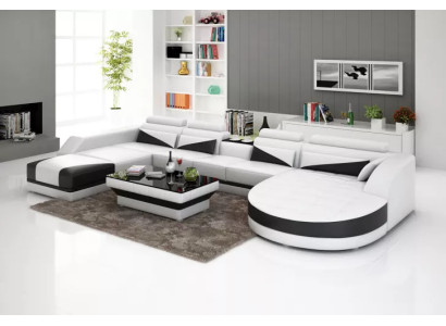 Corner suite sofa Upholstery corner group Living landscape leather sofa couches sofas 2-piece.