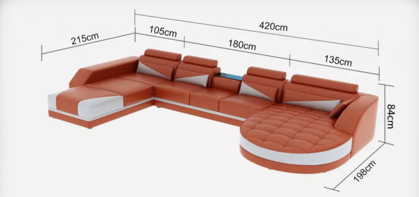Corner suite sofa Upholstery corner group Living landscape leather sofa couches sofas 2-piece.