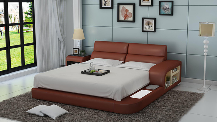 Waterbed Hotel Double Bed Beds Complete Leather Bed Upholstered bed Water LB8805