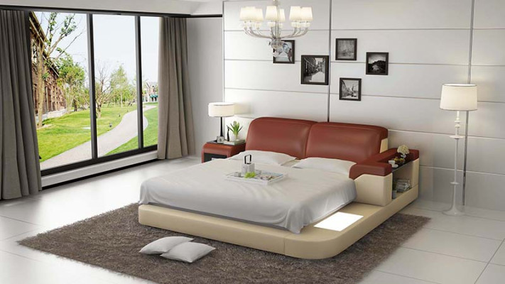 Waterbed Hotel Double Bed Beds Complete Leather Bed Upholstered bed Water LB8807