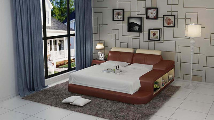 Waterbed Hotel Double Bed Beds Complete Leather Bed Upholstered bed Water LB8810
