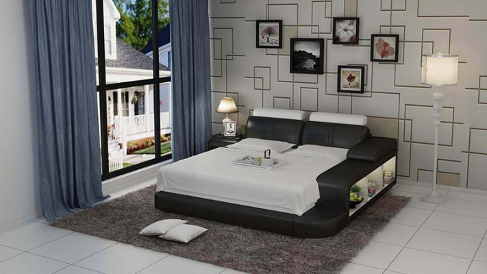 Waterbed Hotel Double Bed Beds Complete Leather Bed Upholstered bed Water LB8810