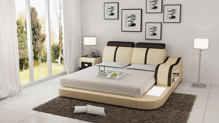 Waterbed Hotel Double Bed Beds Complete Leather Bed Upholstered bed Water LB8811