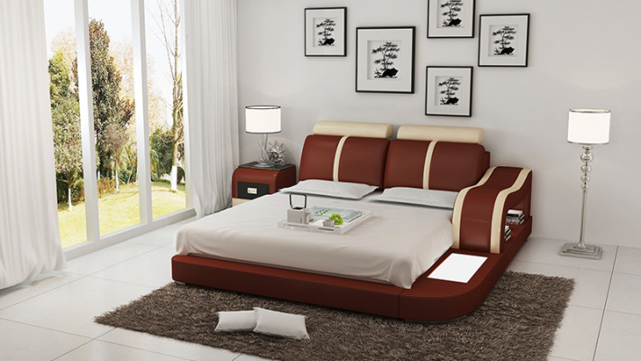 Waterbed Hotel Double Bed Beds Complete Leather Bed Upholstered bed Water LB8811