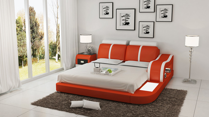 Waterbed Hotel Double Bed Beds Complete Leather Bed Upholstered bed Water LB8811