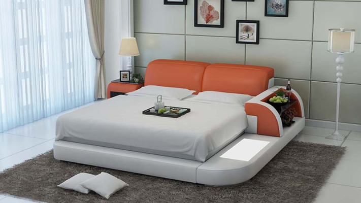 Waterbed Hotel Double Bed Beds Complete Leather Bed Upholstered bed Water LB8812
