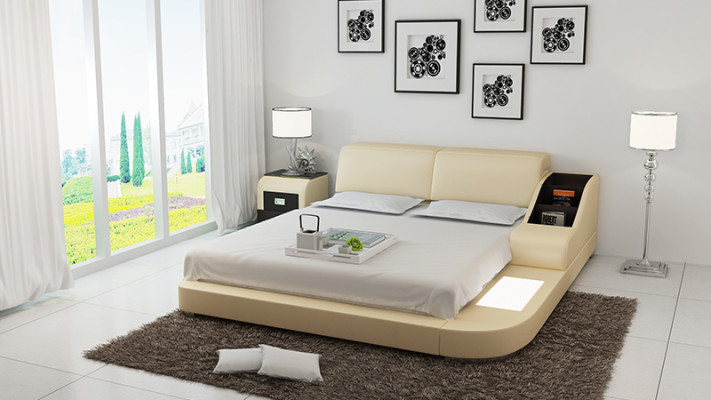 Waterbed Hotel Double Bed Beds Complete Leather Bed Upholstered bed Water LB8815