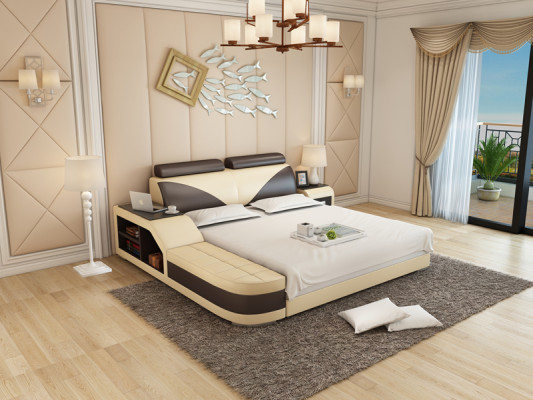 Waterbed Hotel Double Bed Beds Complete Leather Bed Upholstered bed Water LB8817