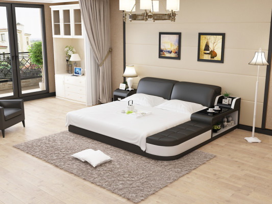 Waterbed Hotel Double Bed Beds Complete Leather Bed Upholstered bed Water LB8820