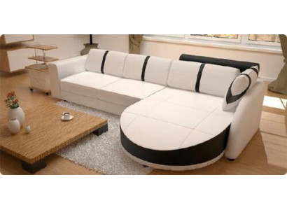 LEDERSOFA Corner sofa with Bed function DESIGNERSOFA Sofa bed LEDERCorner sofa with USB