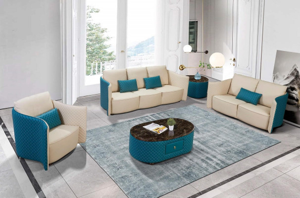 Leather sofa sofa couch designer upholstery suite 2-piece set seating furniture couches