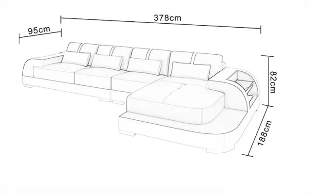 Design Corner sofa Sofa Couch Upholstery Sofa Corner suite Corner sofa seating sets 2 pieces.