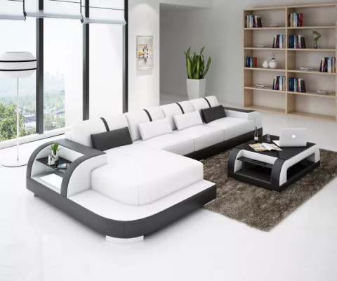Design Corner sofa Sofa Couch Upholstery Sofa Corner suite Corner sofa seating sets 2 pieces.