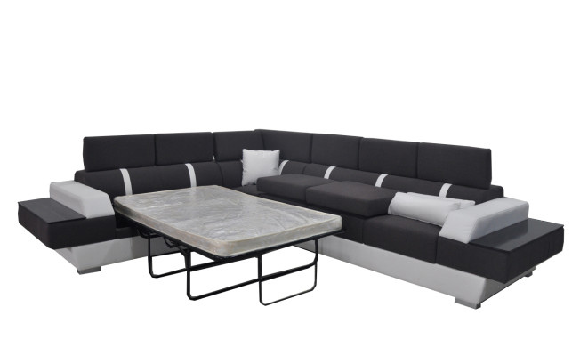 Leather sofa Couch Living landscape Corner Suite Design Modern Sofa L-shape K5015D