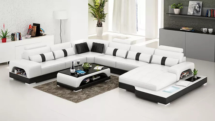 Corner sofa Upholstery Corner sofa U-shape Modern sofa Leather sofa Designer sofa