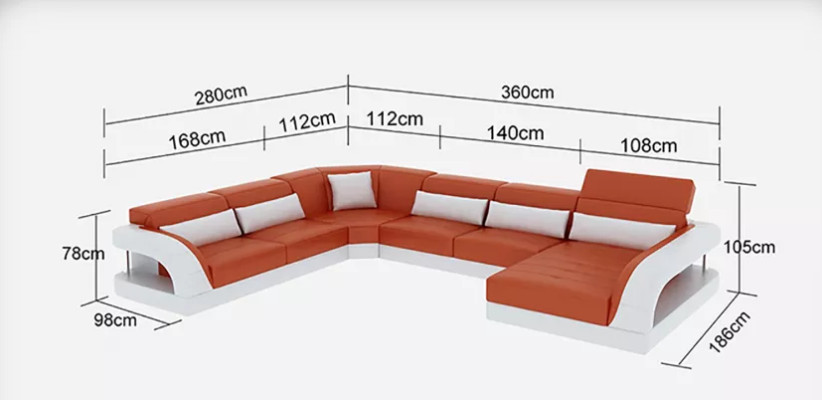 Living landscape Corner sofa Couch Upholstery Suite Designer Couches Sofas Upholstered corner