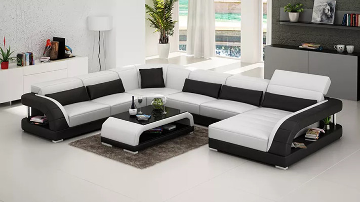 Living landscape Corner sofa Couch Upholstery Suite Designer Couches Sofas Upholstered corner