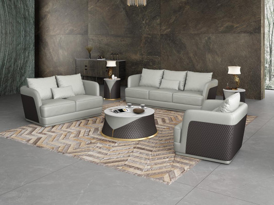 Upholstery exclusive Designer Furniture 32 Seater Couch Suite 2pcs. Living landscape