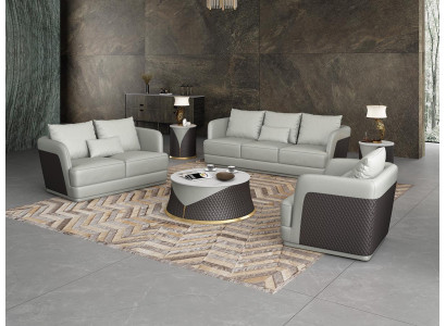 Upholstery exclusive Designer Furniture 32 Seater Couch Suite 2pcs. Living landscape