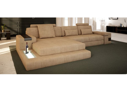 Design Modern Sofa Fabric Brown Corner sofa L-shape Couch Living landscape Sofa Corner new