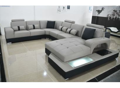 Living room Couch Seat Upholstery Leather Sofa Suite Corner sofa Sofa Sets Leather