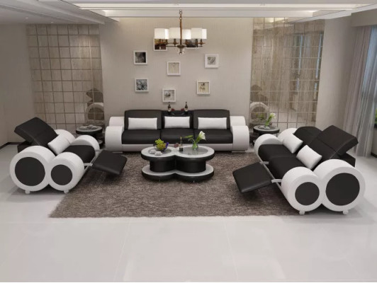 Living landscape Designer Sofa Sofa set 321 Seater Corner sofa Upholstery Suite