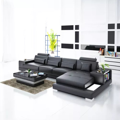 Upholstery Corner sofa Living landscape Designer sofa Corner sofa L-shape Corner sofa Leather sofa
