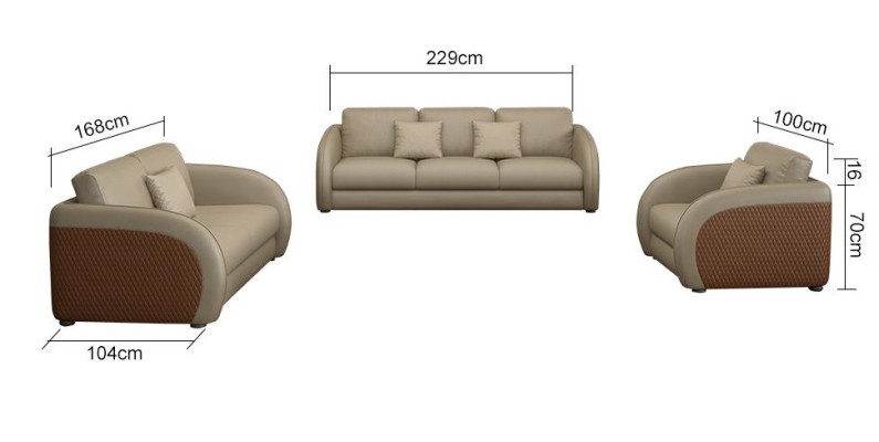 exclusive Designer Furniture 32 Seater Couch Upholstery Suite 2-piece. Living landscape