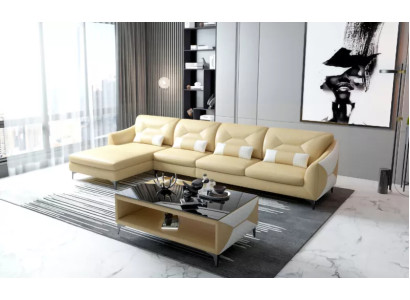Leather sofa Designer sofa Corner sofa L-shape Modern sofa Leather sofa Corner sofa Upholstery