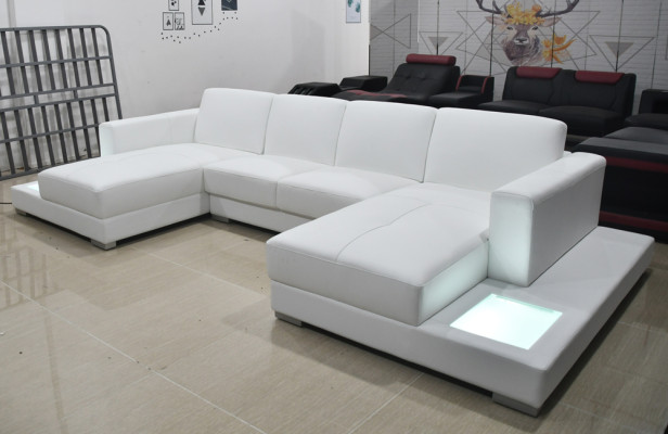Leather Sofa Sofa Modern Upholstery Leather Design Corner sofa Couch Fabric Living landscape