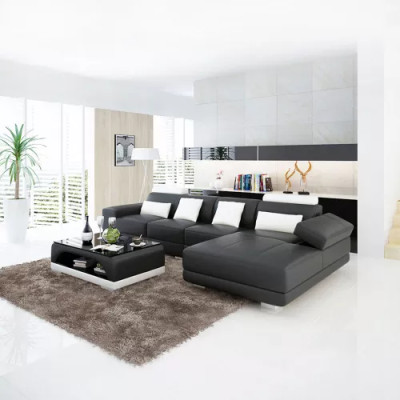 Leather sofa Corner sofa Upholstery Designer sofa Modern sofa Corner sofa L-shape