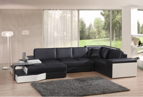 Comfort on a grand scale U-shaped corner sofa for the perfect living room