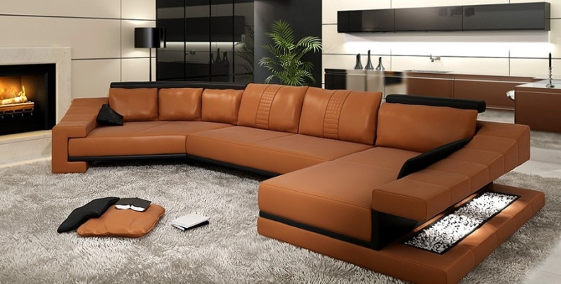 exclusive s U-shape Corner sofa Modern design & High-quality materials