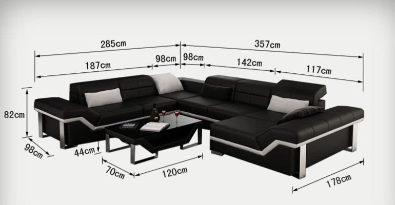 Leather sofa sofa couch living landscape corner sofa suite design modern sofa