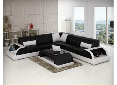 Living landscape Upholstery Corner Corner Sofa with USB Suite Corner sofa Couches WetzlarC