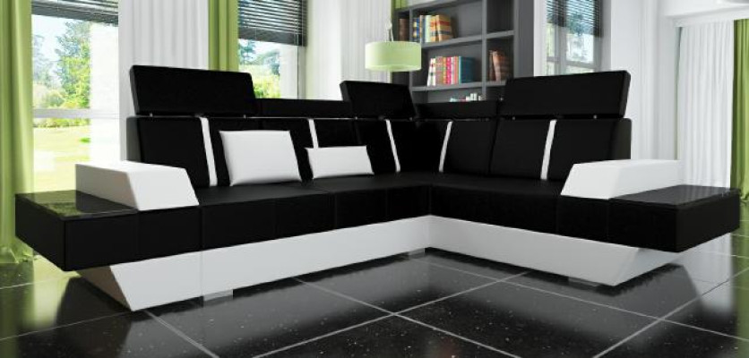 Custom made leather sofa USB Living landscape Upholstery Sofa Corner sofa Corner sofa Couch