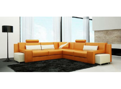 Living landscape Upholstery Corner Corner Sofa with USB Suite Landschaft Leather V015B new