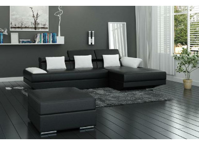 Living landscape Upholstery Corner Corner Sofa with USB Suite Landschaft Leather 2719C new