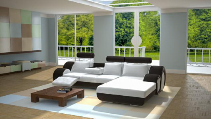 Designer Suite Living landscape Corner sofa + USB,Sofa Upholstery Leather sofa Sofas new