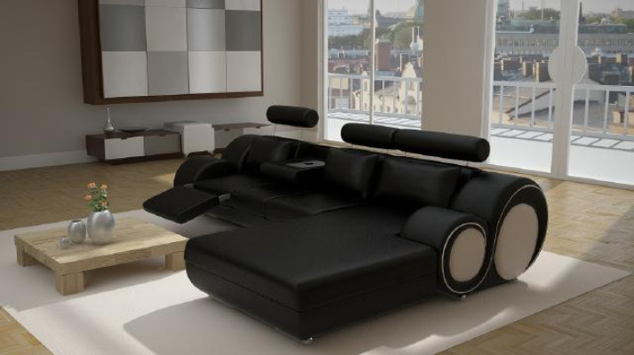 Designer Suite Living landscape Corner sofa Couch Sofa Upholstery Leather sofa with USB