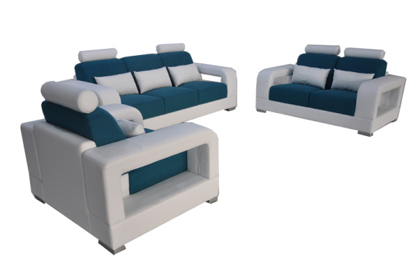 Sofa Couch Upholstery Living landscape Seat Furniture Set Suite 3+2+1 Couches