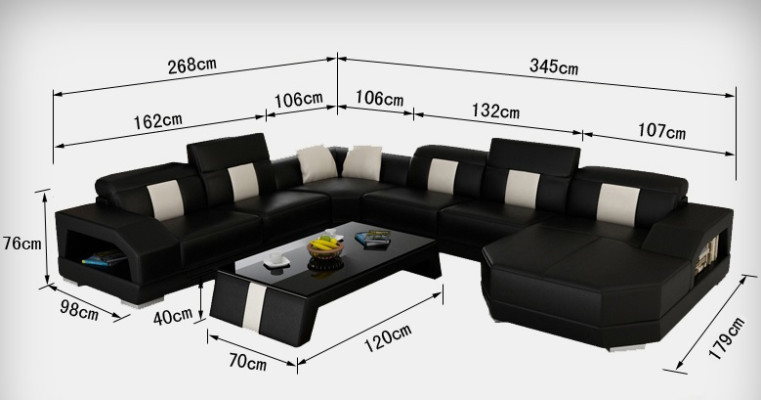 Discover timeless elegance Our modern U-shaped sofa Modern Design