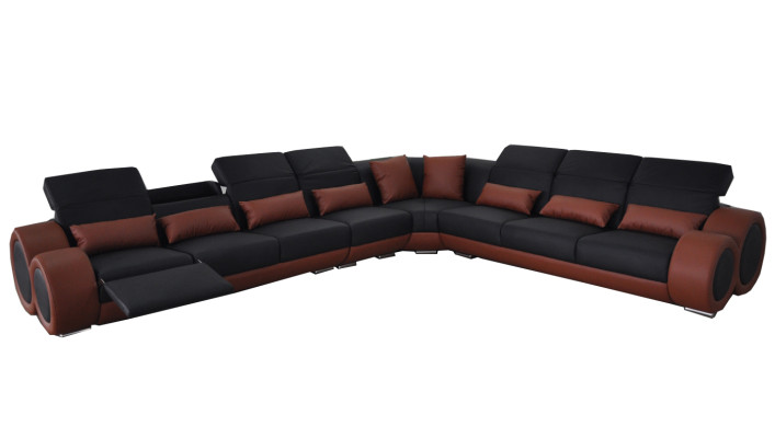 Design Corner Couch with USB Upholstery Sofa Leather Seat Suite Modern Sofas Seat new